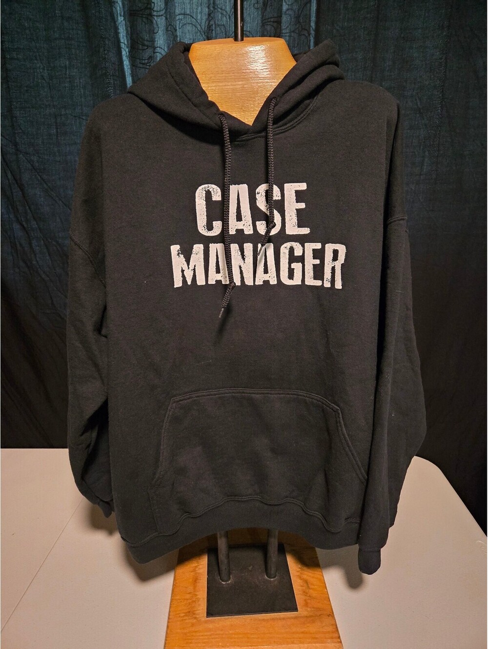 Gildan Heavy Blend Black Hoodie Case Manager Size 2XL